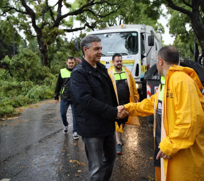 Ya van  mas de 170mm  de lluvia caída en algunos barrios porteños